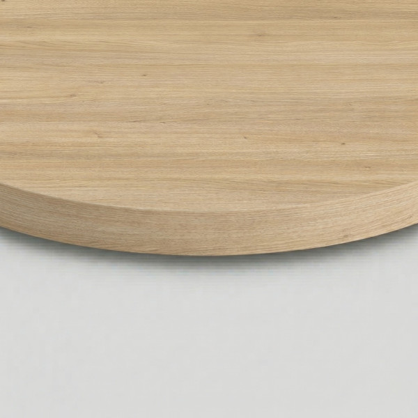 Blat laminowany Dąb Nagano okrągły fi 90 x 2,5 cm do biurka, stołu, stolika