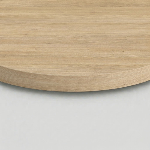 Blat laminowany Dąb Jasny okrągły fi 68 x 2,5 cm do biurka, stołu, stolika