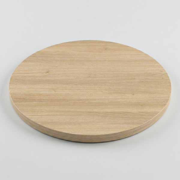 Blat laminowany Dąb Nagano okrągły fi 68 x 2,5 cm do biurka, stołu, stolika