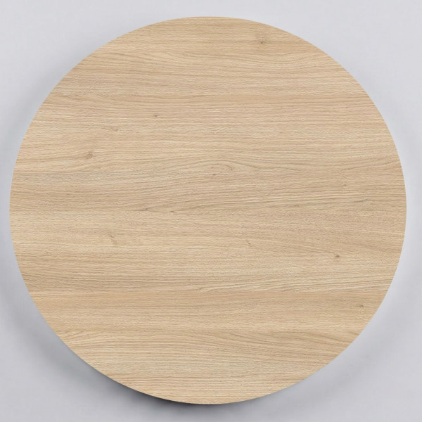 Blat laminowany Dąb Nagano okrągły fi 68 x 2,5 cm do biurka, stołu, stolika