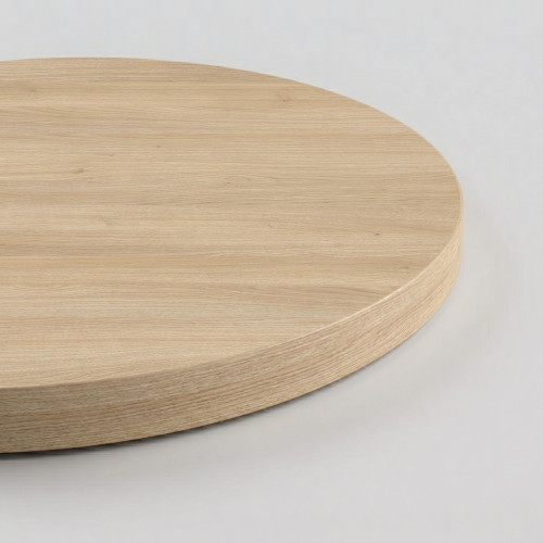 Blat laminowany Dąb Nagano okrągły fi 90 x 2,5 cm do biurka, stołu, stolika
