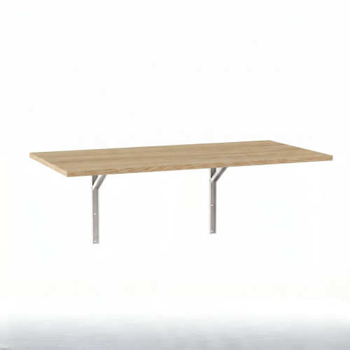 Stół rozkładany ścienny FLAP 138x68 cm Dąb Nagano