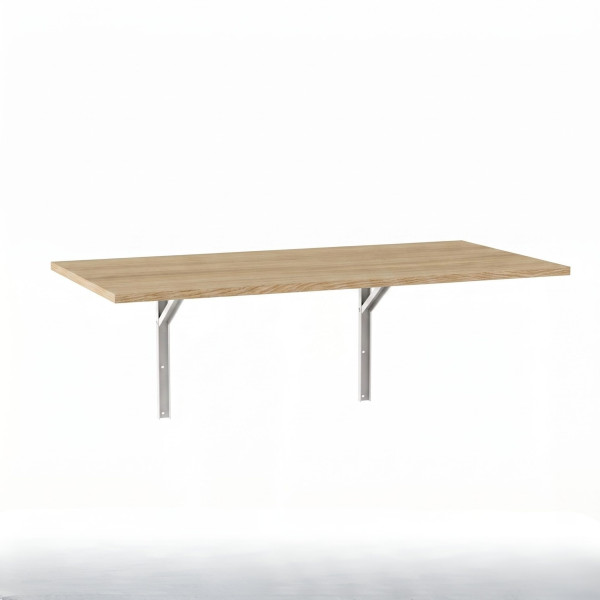 Stół rozkładany ścienny FLAP 138x68 cm Dąb Nagano