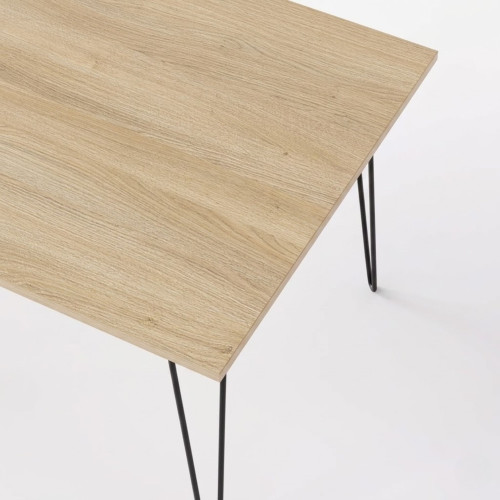 Stół HAIRPIN 90 x 90 cm do kuchni, salonu, jadalni Dąb Nagano