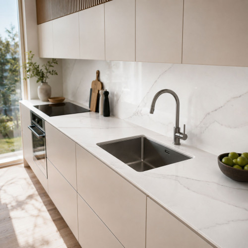 Blat kuchenny HPL 121x60cm Calacatta (K551SU) wodoodporny 12mm