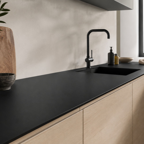 Blat kuchenny HPL 140x60 cm Black Mat (0190AF) wodoodporny 12mm