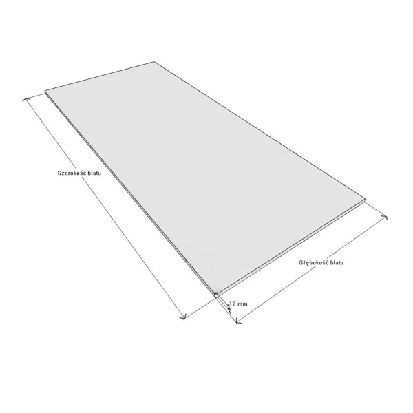 Blat kuchenny HPL 275x60 cm Snow White (8685SU) wodoodporny 12mm