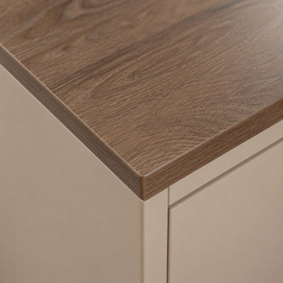 Blat kuchenny laminowany do szafki 160cm 161×60cm Dąb Brązowy (K090PW)
