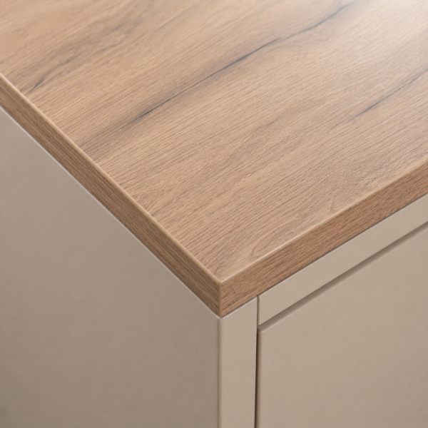 Blat łazienkowy laminowany do szafki 150cm 150,5×40cm Dąb Craft Złoty (K003PW)