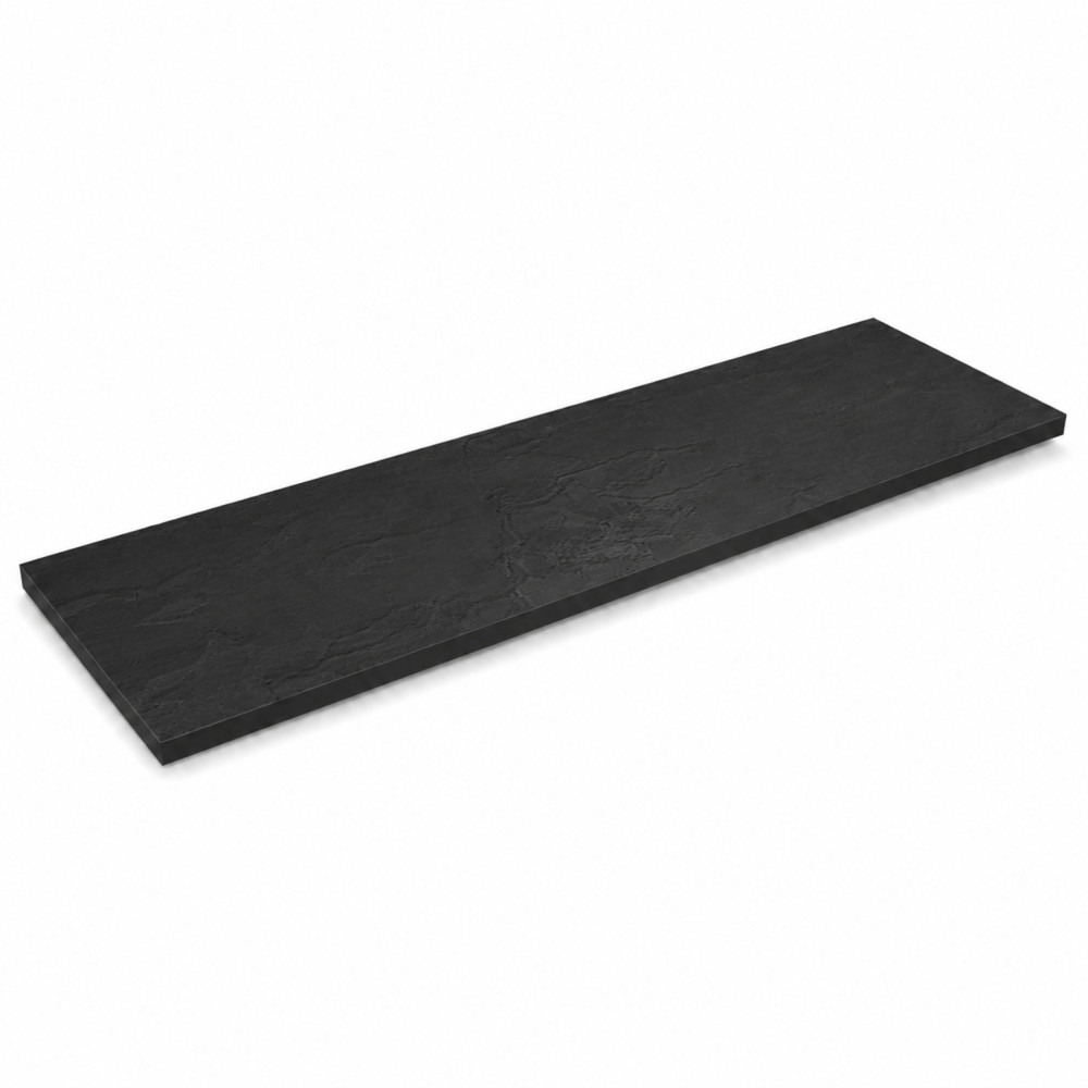 Parapet wewnętrzny HPL 12 mm Czarny (0190SL) 150x30 cm
