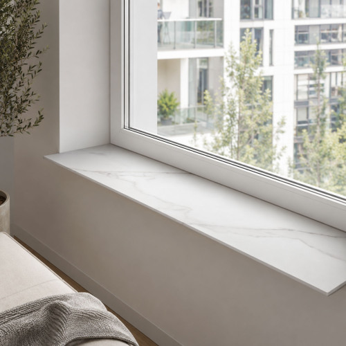 Parapet wewnętrzny HPL 12 mm Calacatta Olympus (K551SU) 50x25 cm