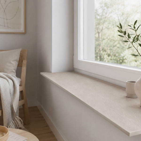 Parapet wewnętrzny HPL 12 mm Piaskowiec (K749LV) 230x40 cm