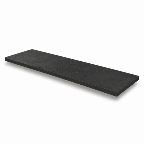 Półka łazienkowa wodoodporna HPL 12 mm Czarny 0190SL 25x10 cm