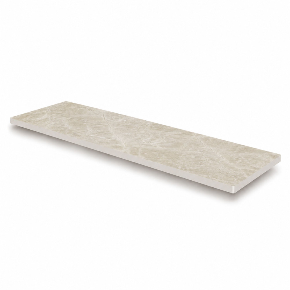 Półka łazienkowa wodoodporna HPL 12 mm Cream Navona K367PH 25x10 cm