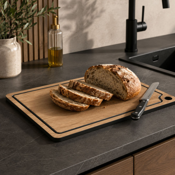Deska do krojenia HPL wodoodporna 12mm 33x22 cm Dąb Castello Miodowy K358PW