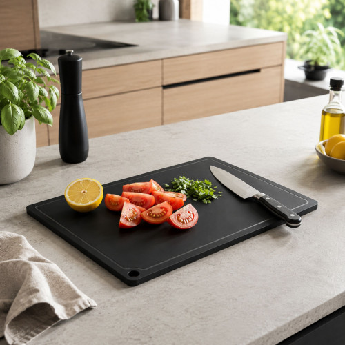 Deska do krojenia HPL wodoodporna 12mm 33x22 cm Czarny Mat 0190AF