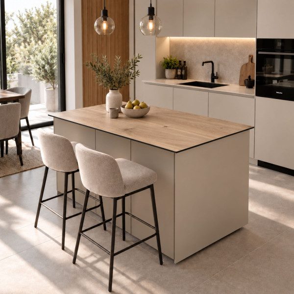 Blat do wyspy kuchennej HPL 260x64cm Dąb Castello Miodowy K358PW