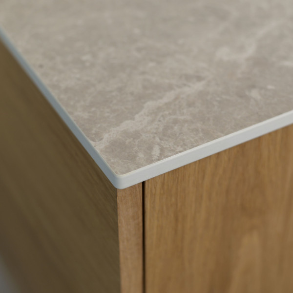 Blat do wyspy kuchennej HPL 120x95cm Cream Navona K367PH