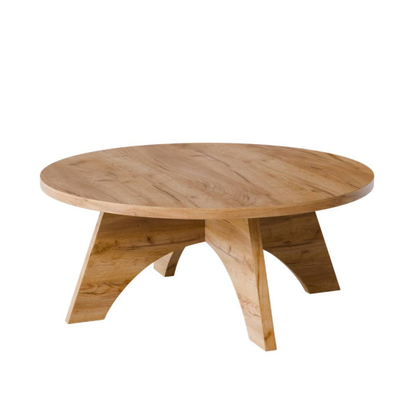 Stolik kawowy okrągły BELL  Ø68 cm Dąb Craft
