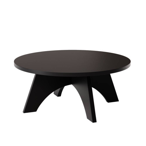 Stolik kawowy okrągły BELL Ø68 cm Czarny
